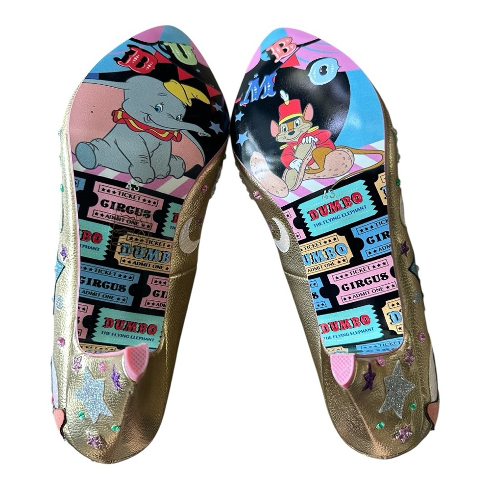 Rare Irregular Choice Dumbo Golden Slumber Collectors Heels - Picture 7 of 7